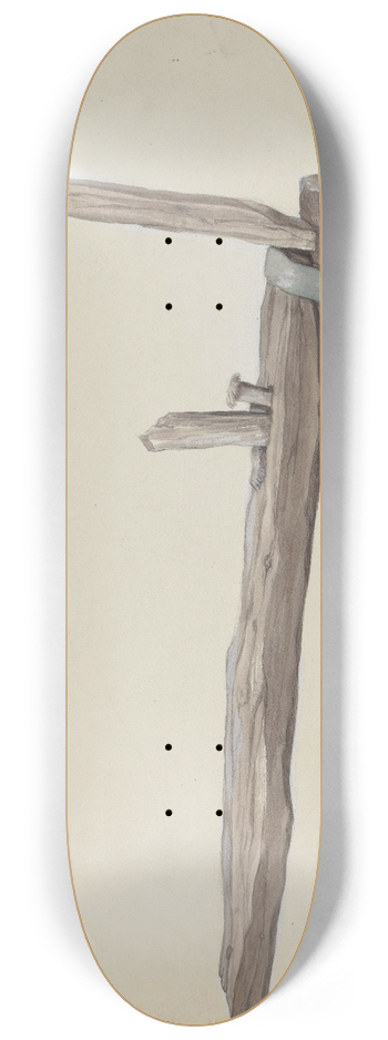 Majel G. Claflin - Wooden Plow 8.25 inch art skate deck