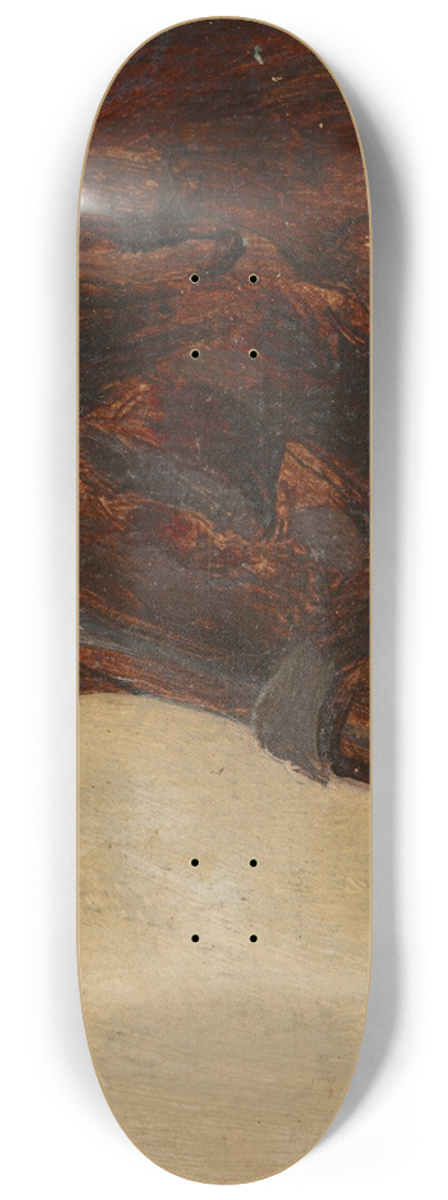 Maksymilian Gierymski - Study of the Horses Head 8.25 inch art skate deck