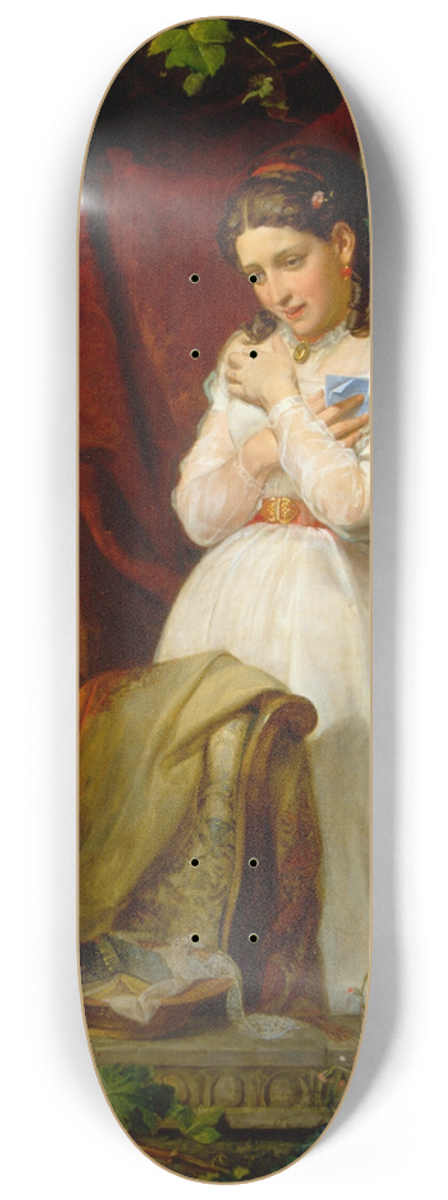 Manuel Ocaranza - The love of the Humming Bird 8.25 inch art skate deck