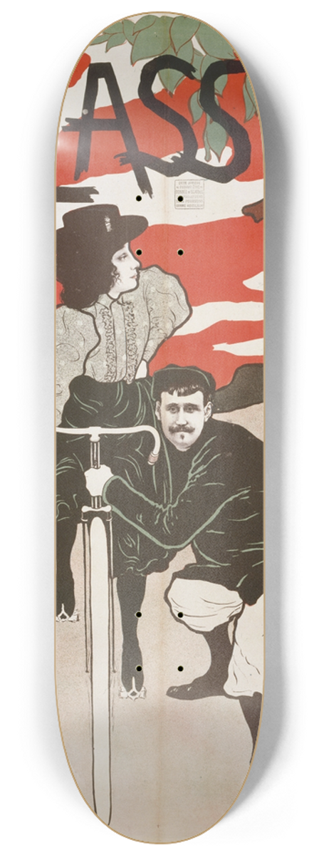 Manuel Robbe - PLASSON CYCLES 8.25 inch art skate deck