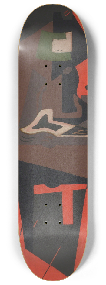 Mara Blanchard - Still Life with Red Lamp 8.25 inch art skate deck
