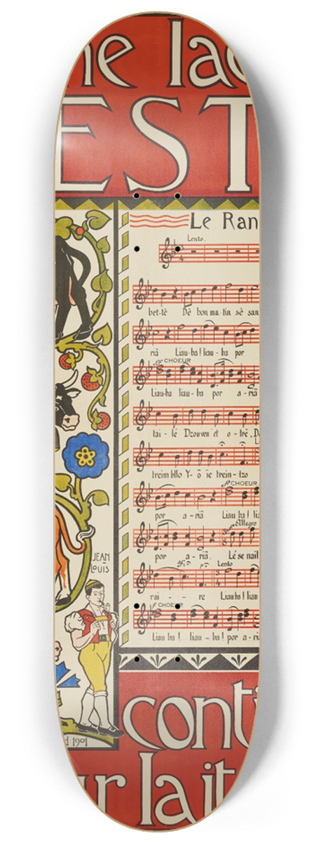 Marc-Auguste Bastard - Farine lacte Nestl  contient le meilleur lait Suisse 8.25 inch art skate deck