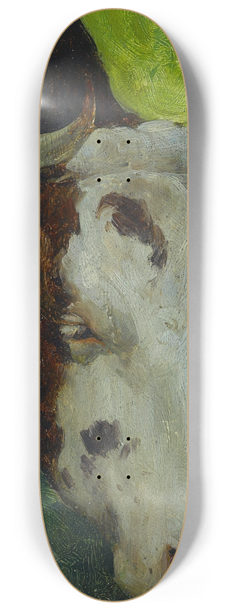 Marc-Aurle de Foy Suzor-Ct - Study of a cow 8.25 inch art skate deck