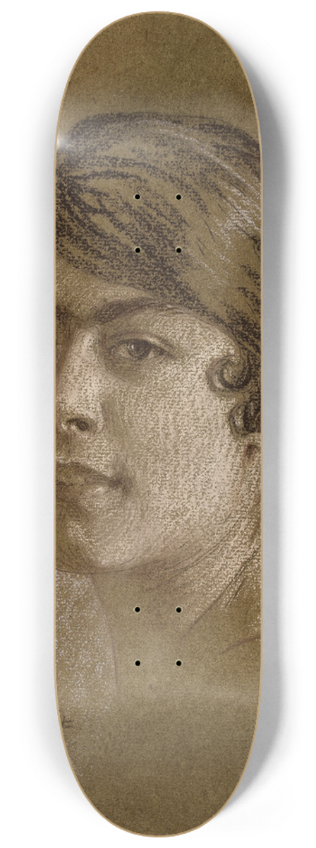 Marcel Baschet - Tte de jeune femme 8.25 inch art skate deck