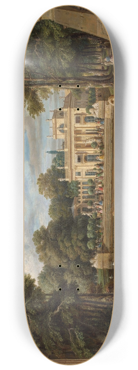 Marcin Zaleski - View of the azienki Palace in summer 8.25 inch art skate deck