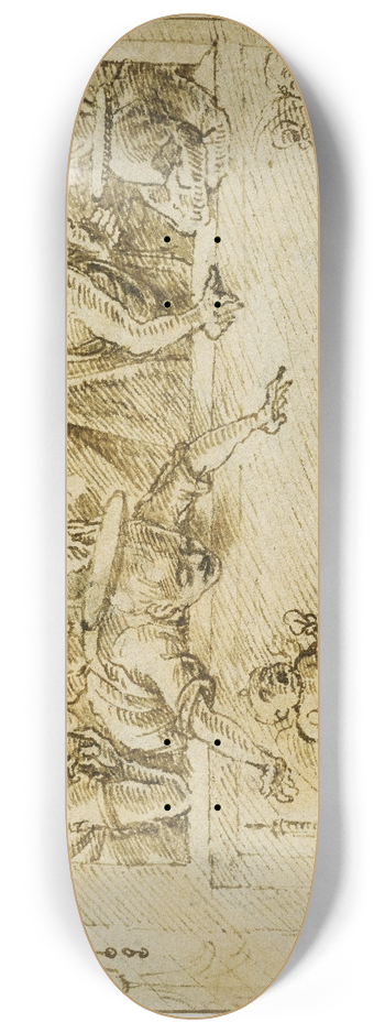 Marco Zoppo - The Lamentation of Christ 8.25 inch art skate deck