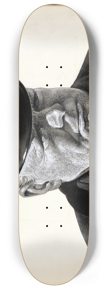 Marc Stone - Winston Churchill in Trinity House uniform 8.25 inch art skate deck
