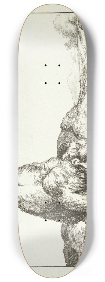 Marcus de Bye - Stende bjrn med udstrakte poter 8.25 inch art skate deck