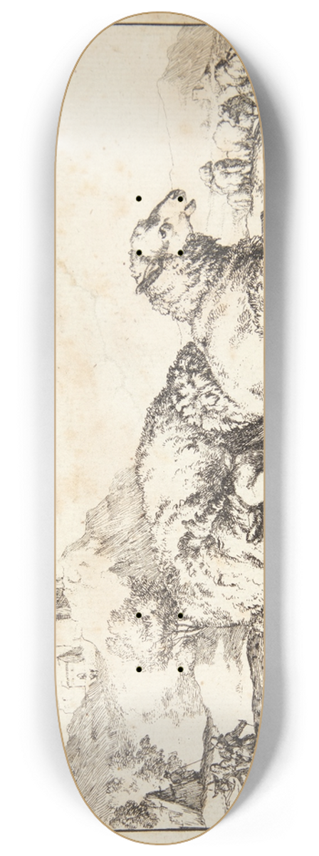 Marcus de Bye - To liggende fr 8.25 inch art skate deck