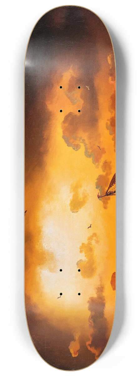 Marcus Larson - Sunset at Sea 8.25 inch art skate deck