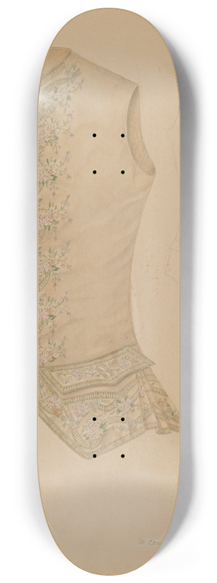 Margaret Concha - Waistcoat 8.25 inch art skate deck
