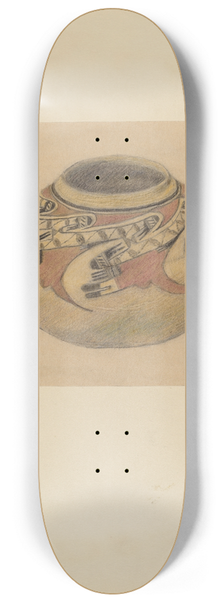 Margaret Knapp - Bowl 8.25 inch art skate deck