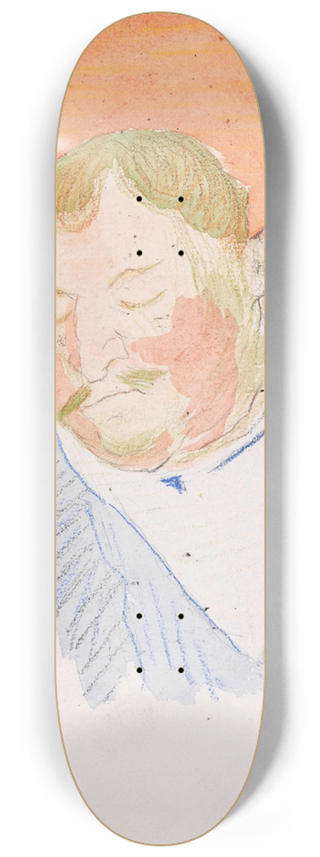 Marianne von Werefkin - Portrt eines Mannes (Der Alte) 8.25 inch art skate deck