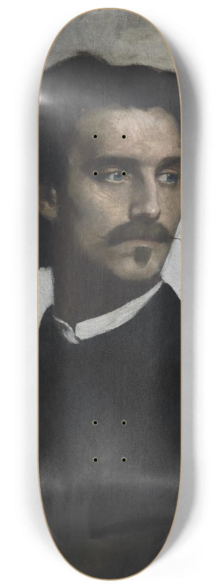 Anselm Feuerbach - Self-portrait 8.25 inch art skate deck
