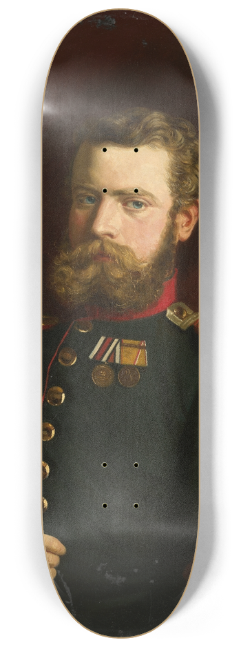 Marie Drr-Grossmann - Portrait of Theophil Krebs 8.25 inch art skate deck