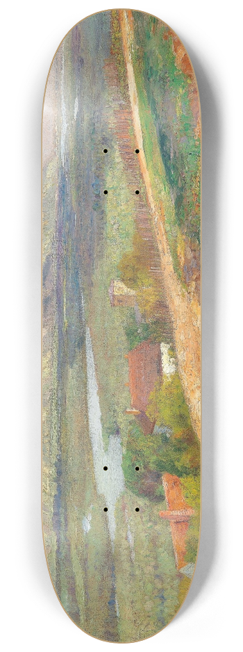 Marie Egner - Blick gegen den Bisamberg 8.25 inch art skate deck