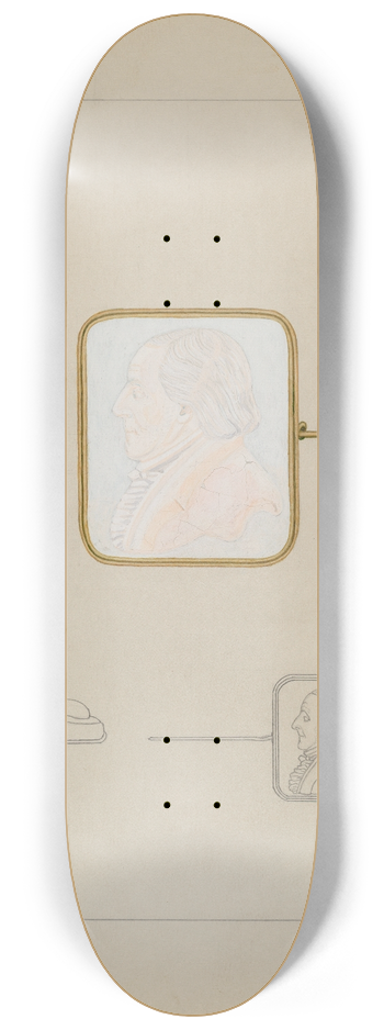 Marie Famularo - Cameo Brooch 8.25 inch art skate deck