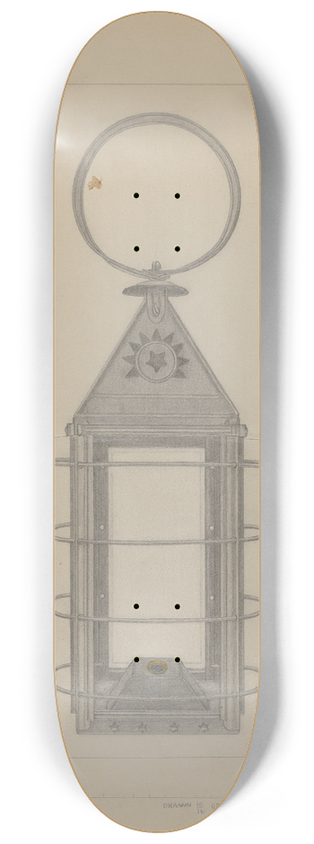 Marie Famularo - Lantern 8.25 inch art skate deck