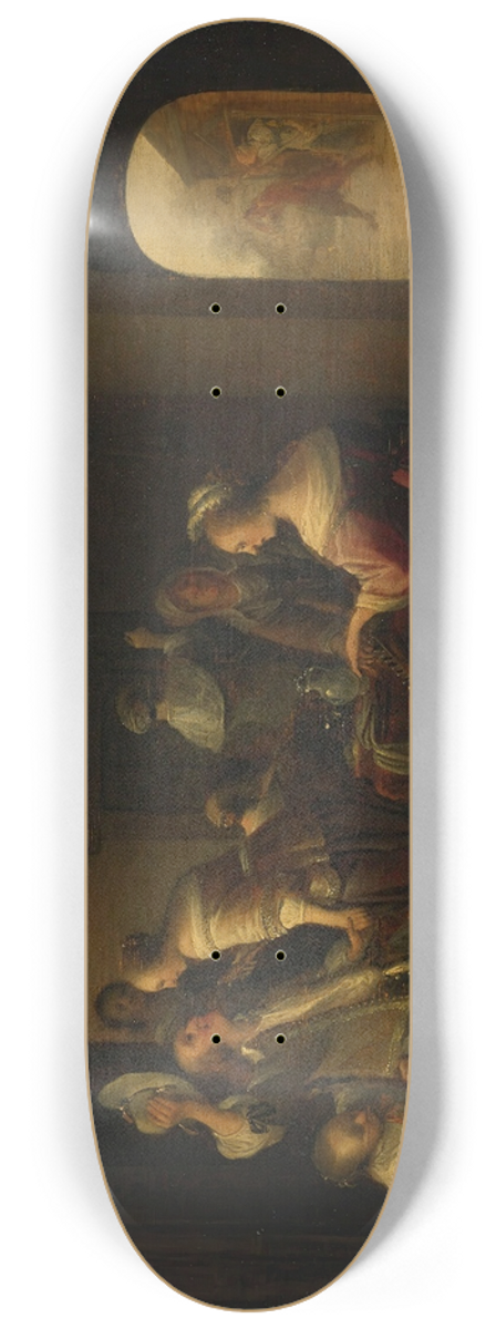 Anthonie Palamedesz. - Guardroom interior 8.25 inch art skate deck