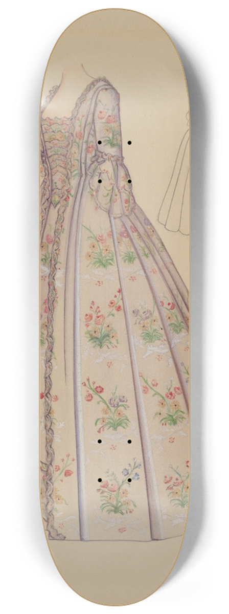 Marie Mitchell - Wedding Dress 8.25 inch art skate deck