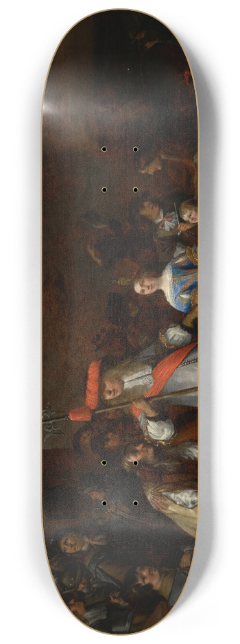 Anthonie Palamedesz. - Guardroom Scene 8.25 inch art skate deck