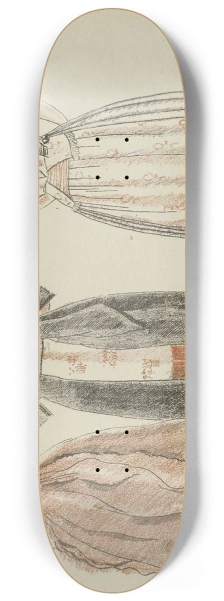 Mario Simon - Worth ; Beer 8.25 inch art skate deck