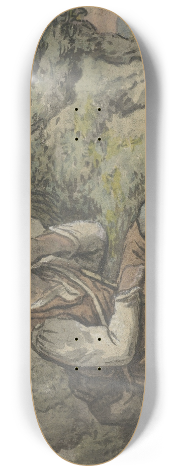 Anthony Andriessen - Jongen onder een boom met een hond en een kruik 8.25 inch art skate deck