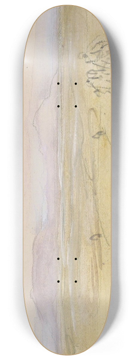 Marius Bauer - Woestijnlandschap met figuren 8.25 inch art skate deck