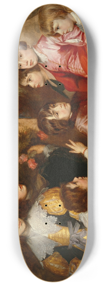 Anthony van Dyck - A Family Group 8.25 inch art skate deck