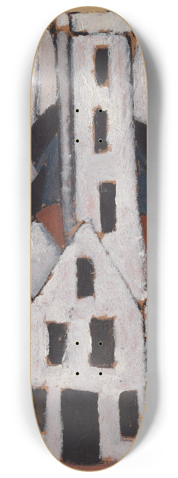 Marsden Hartley - Movement No. 5, Provincetown Houses 8.25 inch art skate deck