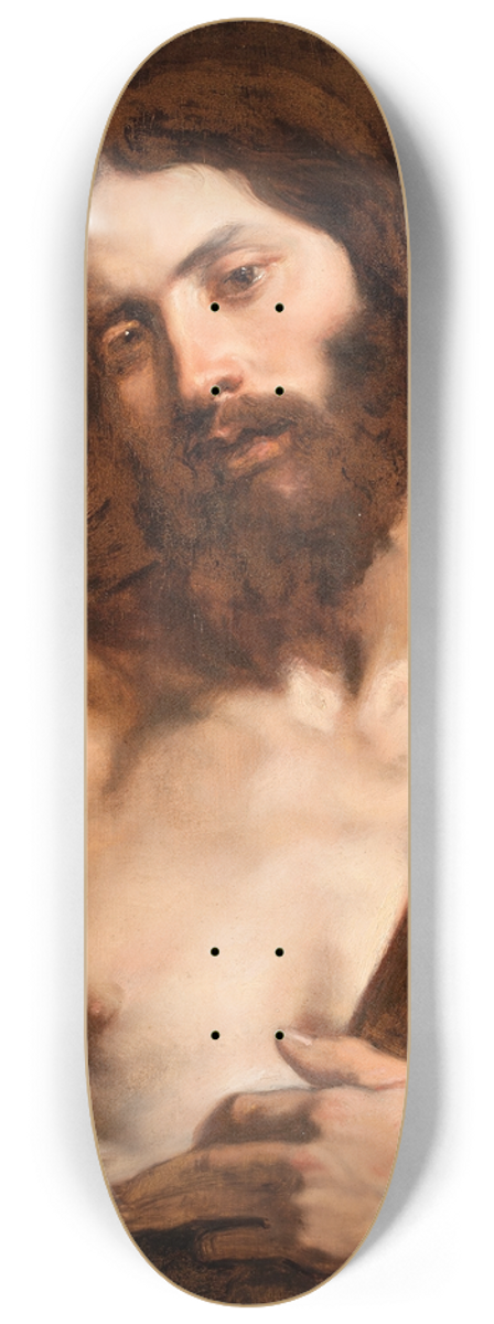 Anthony van Dyck - Christ Carrying The Cross 8.25 inch art skate deck
