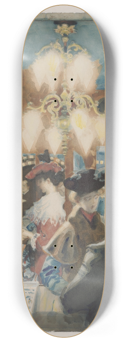 Martin Monnickendam - Bij den Juwelier 8.25 inch art skate deck