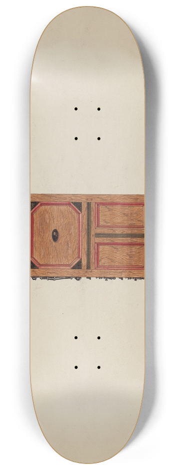 Martin Partyka - Side View of Hartford Chest 8.25 inch art skate deck