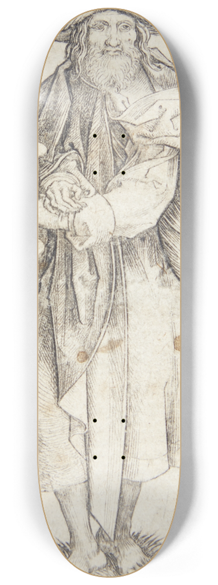Martin Schongauer - Apostlen Jakob den ldre 8.25 inch art skate deck