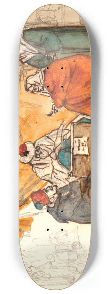 Martinus Rrbye - En tyrkisk notarius opstter en gteskabskontrakt 8.25 inch art skate deck