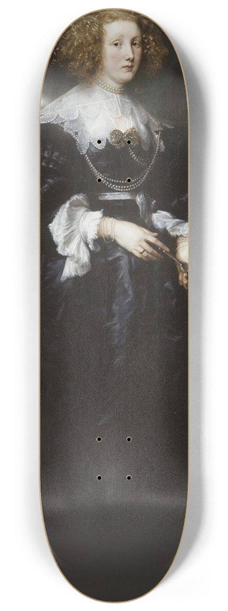 Anthony van Dyck - Marie de Raet 8.25 inch art skate deck