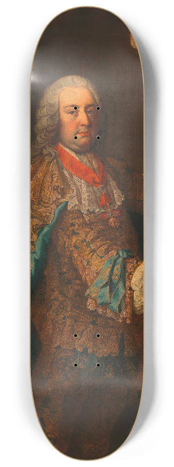 Martin van Meytens - Kaiser Franz I. Stephan von Lothringen 8.25 inch art skate deck