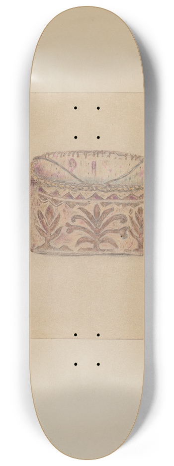 Mary Berner - Basket 8.25 inch art skate deck