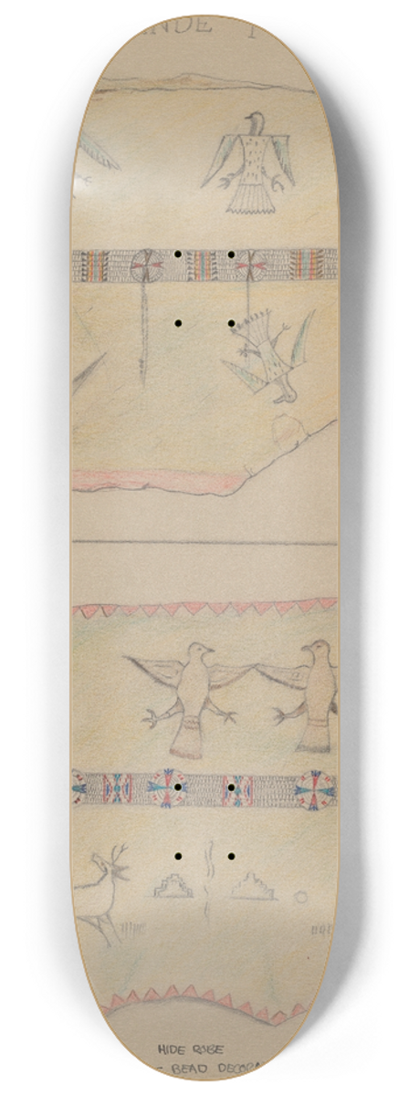 Mary Berner - Hide Robes 8.25 inch art skate deck