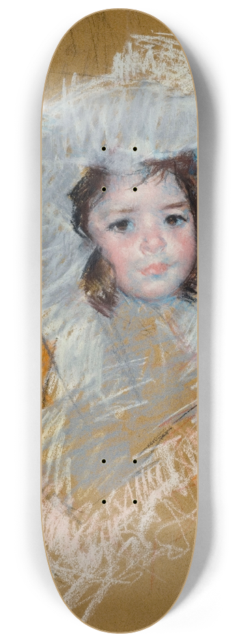 Mary Cassatt - Buste de fillette 8.25 inch art skate deck