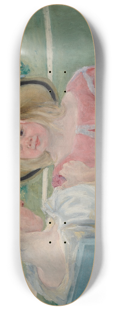 Mary Cassatt - In The Garden 8.25 inch art skate deck