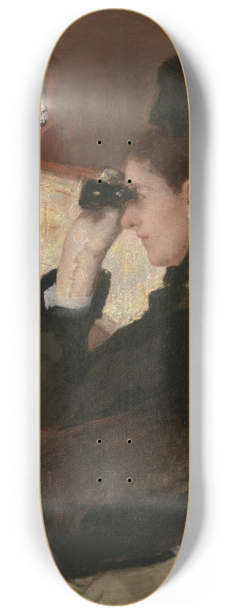 Mary Cassatt - In The Loge 8.25 inch art skate deck