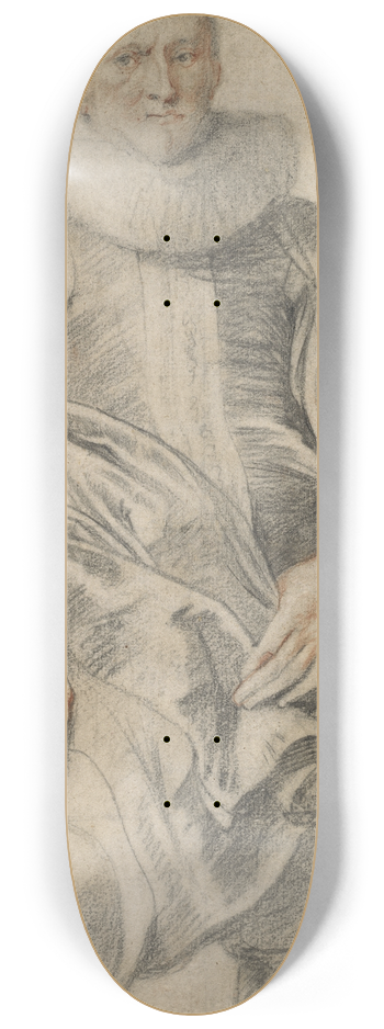 Anthony van Dyck - Portrait of a Man Standing 8.25 inch art skate deck