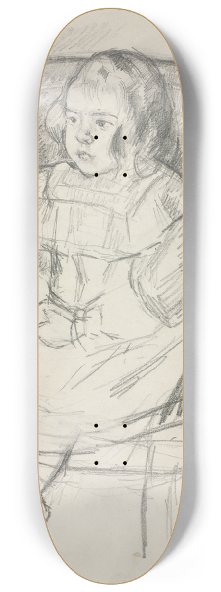 Mary Cassatt - Simone Seated 8.25 inch art skate deck