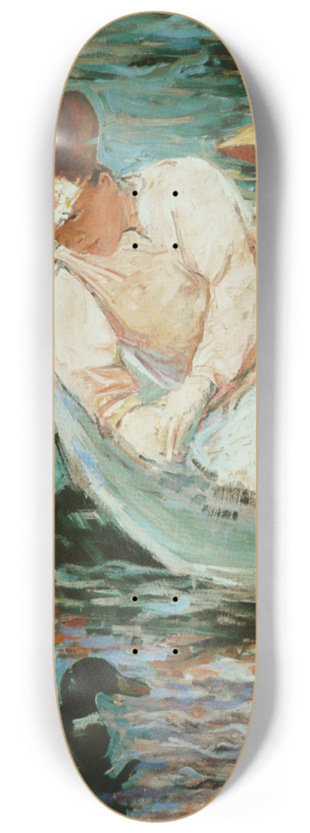 Mary Cassatt - Summertime 8.25 inch art skate deck