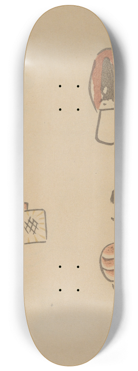 Masayoshi Kitao - Choju ryakugashiki, Pl.07 8.25 inch art skate deck