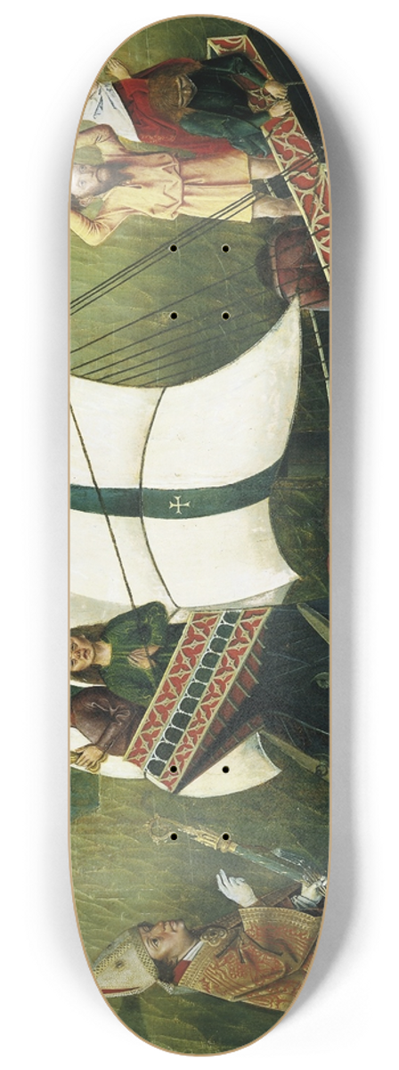 Master From Friedrich Herlin's Circle - Scene from the Legend of a Bishop Saint 8.25 inch art skate deck