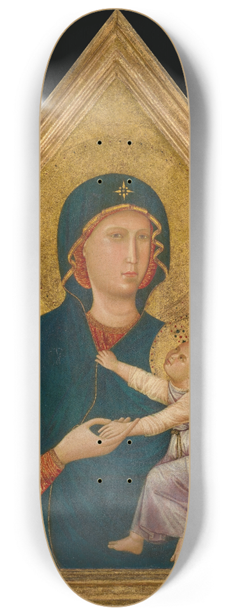 Master of St. Cecilia - Madonna and Child 8.25 inch art skate deck