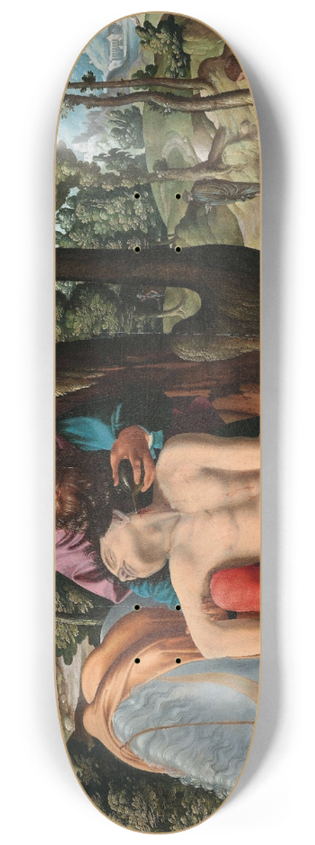 Master of the Good Samaritan - The Good Samaritan 8.25 inch art skate deck