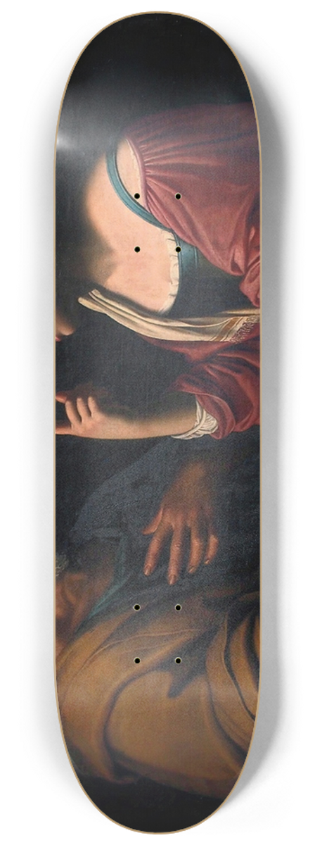 Antiveduto Gramatica - The Denial Of Saint Peter 8.25 inch art skate deck